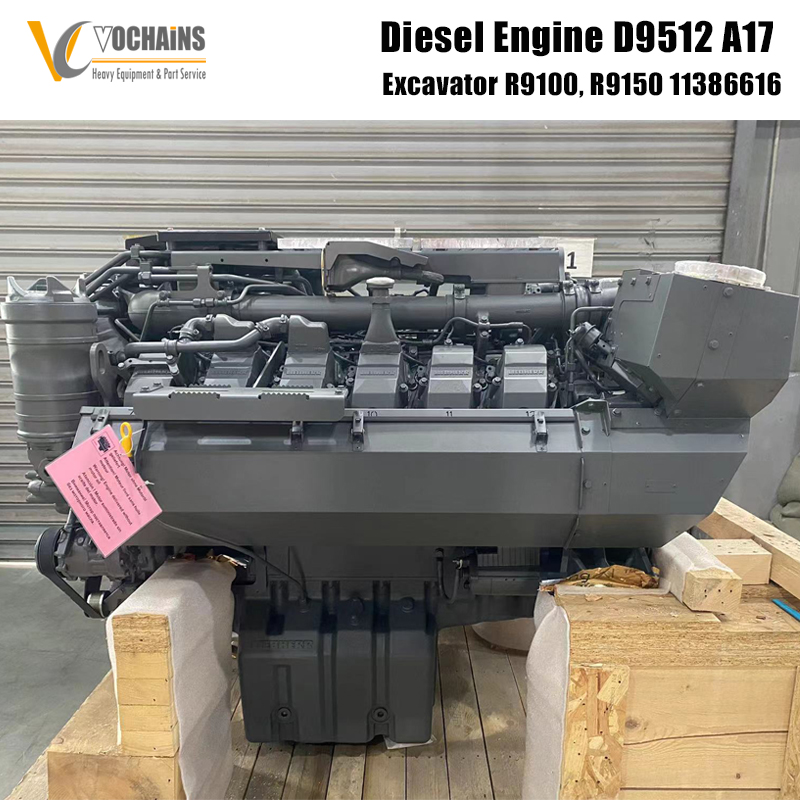 Motor diésel D9512 A17 Liebherr R9100, R9150 11386616 3