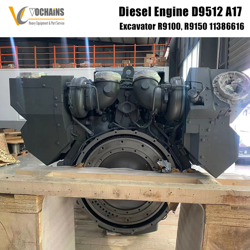  Motor diésel Liebherr D9512 A17 R9100, R9150 11386616