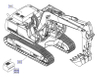 Tren de rodaje de excavadora Liebherr R944 9018695