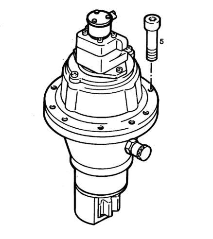 Recambios del engranaje del oscilación del motor del oscilación del excavador de Liebherr R944 para la bomba hidráulica